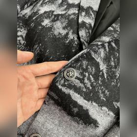 Fendi Мужской новый осенне-зимний пиджак с принтом 100% оригиналь