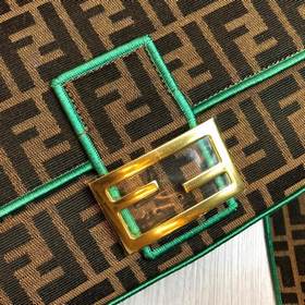 FENDI Большая сумка 33 см Новая сумка Baguette из импортного дени