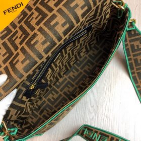 FENDI Большая сумка 33 см Новая сумка Baguette из импортного дени