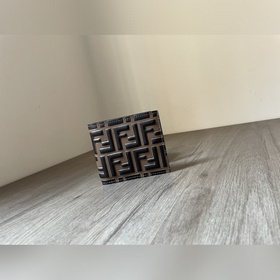 FENDI Классический кожаный кошелек с замком Оригинальная кожа, м
