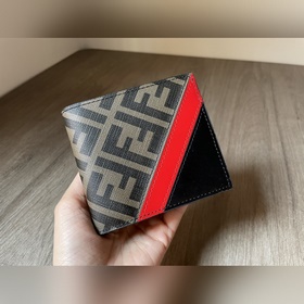 FENDI Классический кошелек с маленьким монстром Оригинальная кожа