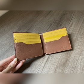 FENDI Классический кожаный кошелек с замком Оригинальная кожа, м