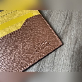 FENDI Классический кожаный кошелек с замком Оригинальная кожа, м