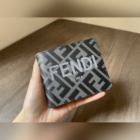FENDI Классический кошелек с маленьким монстром Оригинальная кожа