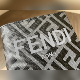 FENDI Классический кошелек с маленьким монстром Оригинальная кожа