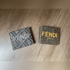 FENDI Классический кошелек с маленьким монстром Оригинальная кожа