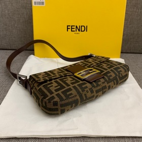 FENDI Старая сумка FF из парусины в стиле ретро Ретро-стиль. В э