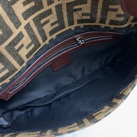FENDI Старая сумка FF из парусины в стиле ретро Ретро-стиль. В э