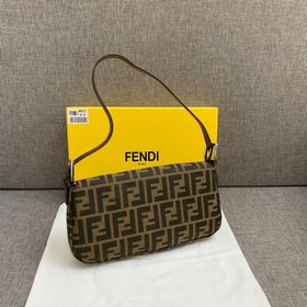FENDI Старая сумка FF из парусины в стиле ретро Ретро-стиль. В э