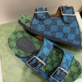GUCCI Новые тапочки на толстой подошве - пара высшего качества В 