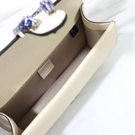 GUCCI Модель： 499623 Белый/Двухцветная кожа Размеры： ширина 25 x