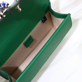 GUCCI Модель： 499623 Зеленый/Двухцветная кожа Размеры： ширина 25