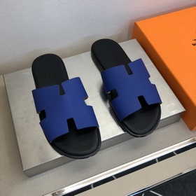 HERMES – высокое качество, мастерство Мужские кожаные тапочки Раз