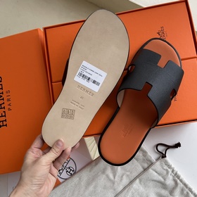 Мужские тапочки HERMES, классическая модель, которой не могут уст