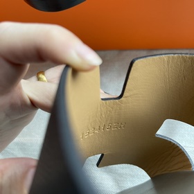 Мужские тапочки HERMES, классическая модель, которой не могут уст