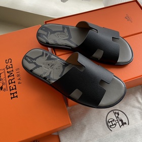 Мужские тапочки HERMES, классическая модель, которой не могут уст