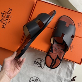 Мужские тапочки HERMES, классическая модель, которой не могут уст
