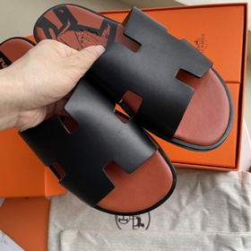 Мужские тапочки HERMES, классическая модель, которой не могут уст