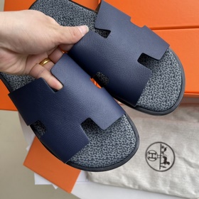 Мужские тапочки HERMES, классическая модель, которой не могут уст