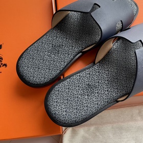 Мужские тапочки HERMES, классическая модель, которой не могут уст
