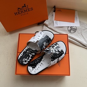 Мужские тапочки HERMES, классическая модель, которой не могут уст