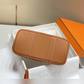 Ткань с кожаной отделкой  Практичная сумка Hermès Очень выгодная