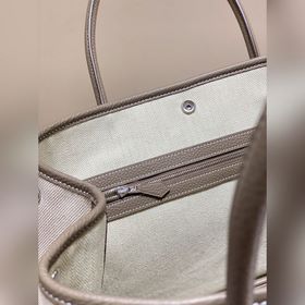 Ткань с кожей Практичная сумка Hermes Очень выгодная по цене мод