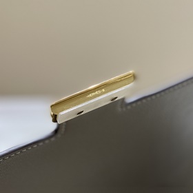 Сумка Hermes через плечо, имитация крокодиловой кожи, серо-коричн