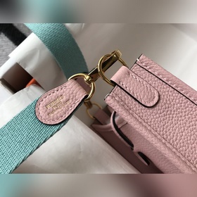 Сумка Hermès через плечо - 3Q розовая Цветной плечевой ремень, ко