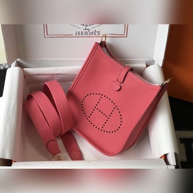 Hermès Сумка через плечо, помада. Цветной ремешок Togo из телячье