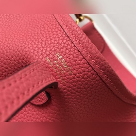 Hermès Сумка через плечо, помада. Цветной ремешок Togo из телячье