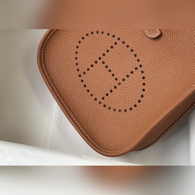 Сумка Hermès через плечо - Золотисто-коричневый. - Ремешок в тон