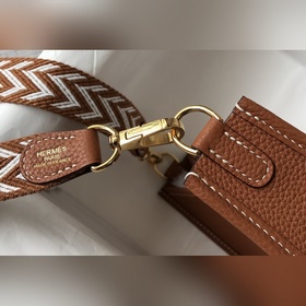 Сумка Hermès через плечо - Золотисто-коричневый. - Ремешок в тон