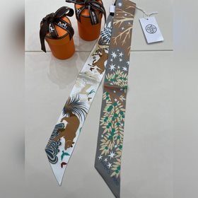 Hermès Twilly маленький шелковый платок, материал： 16M шелк с кос