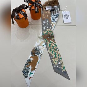 Hermès Twilly маленький шелковый платок, материал： 16M шелк с кос