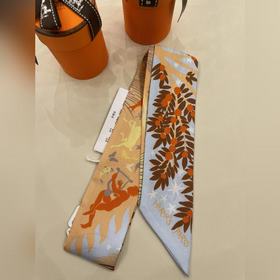 Hermès Twilly маленький шелковый платок, материал： 16M шелк с кос