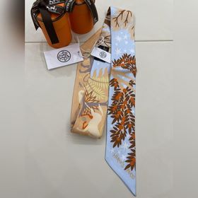 Hermès Twilly маленький шелковый платок, материал： 16M шелк с кос