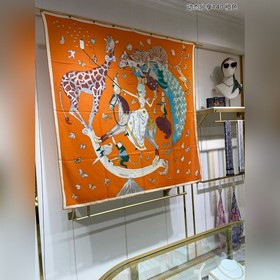 Шарф из кашемира Hermes Высочайшее качество изготовления, отлична