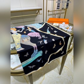 Шарф из кашемира Hermes Высочайшее качество изготовления, отлична