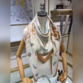 Шарф из кашемира Hermes Высокое качество изготовления, отличная ц
