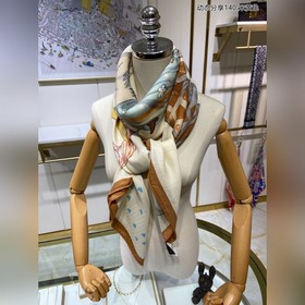 Шарф из кашемира Hermes Высокое качество изготовления, отличная ц