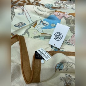 Шарф из кашемира Hermes Высокое качество изготовления, отличная ц