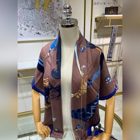 Шарф из кашемира Hermes Высочайшее качество изготовления, отлична