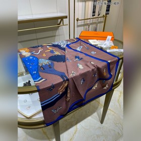 Шарф из кашемира Hermes Высочайшее качество изготовления, отлична