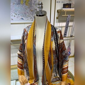 Hermès Кашемировый шарф новой модели «High-class Saddle» Высокока