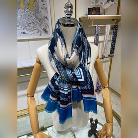 Hermès Новая модель из кашемира, длинный шарф в форме седла Высо