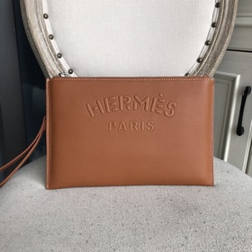 Мужская сумка Hermes (итальянская кожа теленка с текстурой личи)