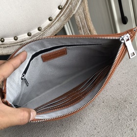 Мужская сумка Hermes (итальянская кожа теленка с текстурой личи) 