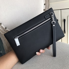 Мужская сумка Hermès (итальянская кожа теленка с текстурой личи) 
