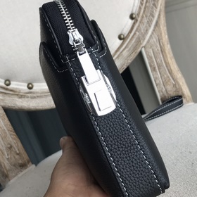 Мужская сумка Hermes (итальянский оригинал из телячьей кожи) с ло